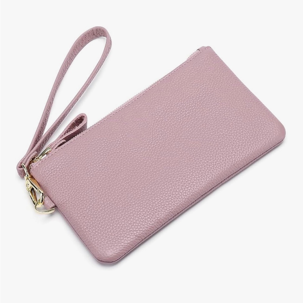 Elegant Pink Wristlet Clutch